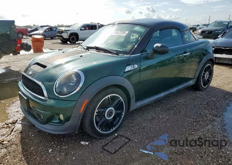 2013 Mini Cooper Coupe S из США, поврежденный, VIN WMWSX3C53DT409012